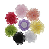 10Pcs Artificial Burning Edge Flower Heads DIY Wedding Home Decor