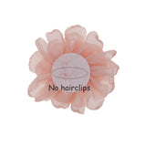 10Pcs Artificial Burning Edge Flower Heads DIY Wedding Home Decor