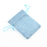 10Pcs Burlap Drawstring Bags Wedding Favors Jute Gift Pouches Hessian Sack