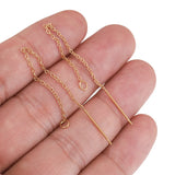 10Pcs/lot Stainless Steel Long Tassel Earrings for Women