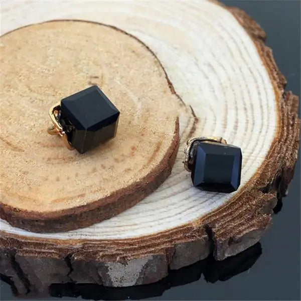 10Pcs/lot 8mm Square Crystal Charms Pendant DIY Jewelry Making