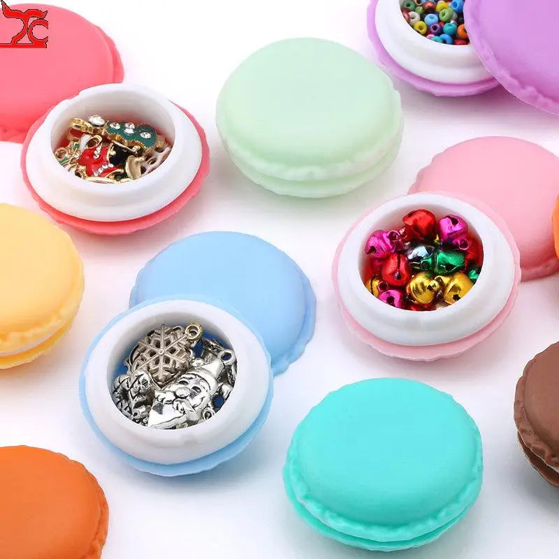 10Pcs Mini Candy Macarons Storage Box Gift Package for Small Items
