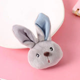 10Pcs Cartoon Plush Rabbit Patches DIY Headwear Clothing Accessories