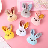 10Pcs Cartoon Plush Rabbit Patches DIY Headwear Clothing Accessories