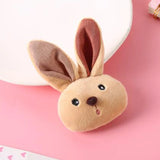 10Pcs Cartoon Plush Rabbit Patches DIY Headwear Clothing Accessories