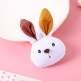 10Pcs Cartoon Plush Rabbit Patches DIY Headwear Clothing Accessories