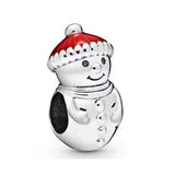 10Pcs Christmas Santa Charms Beads Pendants for DIY Bracelets