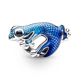 10Pcs Crystal Fox Charms Beads Pendant for DIY Bracelets