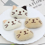 10Pcs Little Cat Cartoon Doll Patches DIY Headwear Hair Clip Accessories