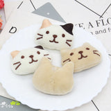 10Pcs Little Cat Cartoon Doll Patches DIY Headwear Hair Clip Accessories