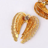 10Pcs/lot Multilayer Wings Charms Crystal Pendant For DIY Necklace