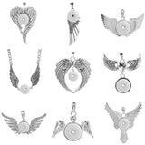 10Pcs/lot Metal Snap Pendant Necklace for 18mm Snap Button DIY Jewelry