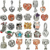 10Pcs Cat Dog Charms Beads Pendant For DIY Bracelets Necklaces
