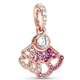 10Pcs Crystal Butterfly Charms Beads Pendant DIY Jewelry Making