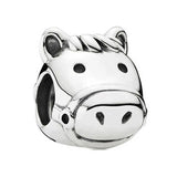 10Pcs Silver Animal Charms Beads Pendant DIY Jewelry Making