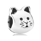 10Pcs Silver Animal Charms Beads Pendant DIY Jewelry Making