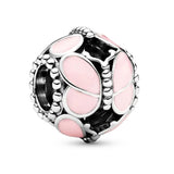 10Pcs Spring Stacked Flowers Charms Beads Pendant DIY Jewelry Making