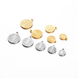 10Pcs Stainless Steel Catholic Church Pendant Charms DIY Jewelry