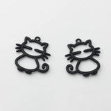 10Pcs Alloy Kitten Pendant DIY Jewelry Accessories