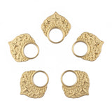 10Pcs 24.5*27MM Brass Star Pendant for DIY Jewelry Making