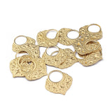 10Pcs 24.5*27MM Brass Star Pendant for DIY Jewelry Making