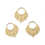 10Pcs 24.5*27MM Brass Star Pendant for DIY Jewelry Making