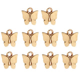 10Pcs Butterfly Charms Resin Alloy DIY Earrings Making