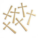 10Pcs Large Cross Charms Pendants Geometric Brass Jewelry Accessories