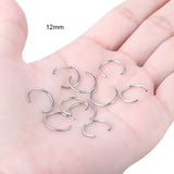 10Pcs G23 Titanium Circular Barbell Horseshoe Ring Nose Ring Accessories