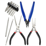 10Pcs Metal Model Kit Tools Set for DIY Jigsaw Jewelry Puzzles