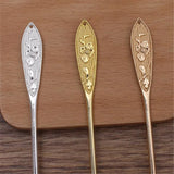 148mm Metal Carved Hair Sticks for Women Bridal Headwear DIY Accessories