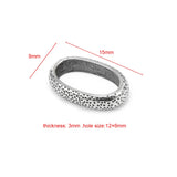 10Pcs Stainless Steel Large Hole Spacer Beads 12x6mm DIY Jewelry Making
