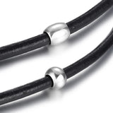 10Pcs Stainless Steel Spacer Position Beads Large Hole Slider Charms