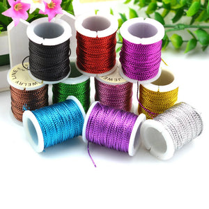 10 Rolls 1mm Braided Nylon Cord Multi-colors for DIY Jewelry