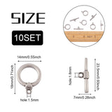 304 Stainless Steel Toggle Clasps for DIY Jewelry Making