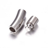 10 Set Stainless Steel Bayonet Clasp 3mm 6mm 8mm Hole Fastener