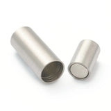 10 Sets 304 Stainless Steel Magnetic Clasps Jewelry Making DIY Bracelets
