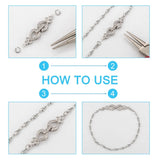 10 Sets Brass Micro Pave CZ Fold Over Clasps Jewelry Supplies