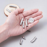10Sets Stainless Steel Bayonet Clasp PushLock Lace Buckle Jewelry Making
