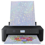 10 Sheets Holographic Overlay Vinyl A4 Self-Adhesive Waterproof Sticker Paper