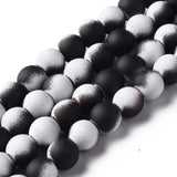 8mm Spray Painted Hematite Round Beads for Jewelry Making