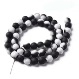 8mm Spray Painted Hematite Round Beads for Jewelry Making