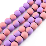 8mm Spray Painted Hematite Round Beads for Jewelry Making