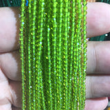 2/3MM Clear Ruby Emerald Peridot Olivine Gemstone for Jewelry Making