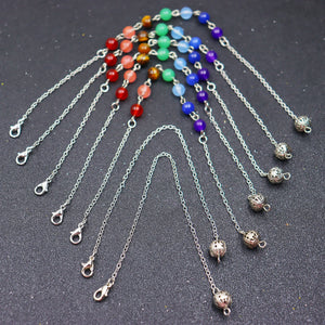 (10Strand/lot) Chakra Gem Stone Beads Chain Accessories