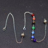 (10Strand/lot) Chakra Gem Stone Beads Chain Accessories