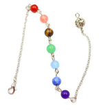 (10Strand/lot) Chakra Gem Stone Beads Chain Accessories