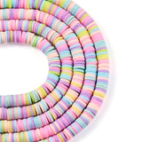 Polymer Clay Beads Flat Round Heishi Beads Bulk for DIY Jewelry Making