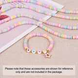 Polymer Clay Beads Flat Round Heishi Beads Bulk for DIY Jewelry Making