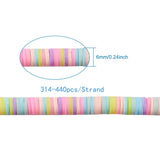 Polymer Clay Beads Flat Round Heishi Beads Bulk for DIY Jewelry Making